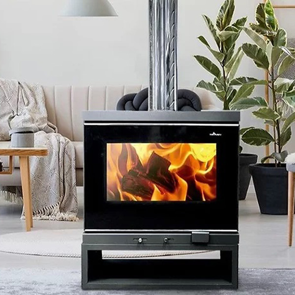 calefactor roma doble puerta