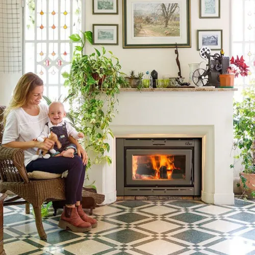 Calefactor insertable Roble 60